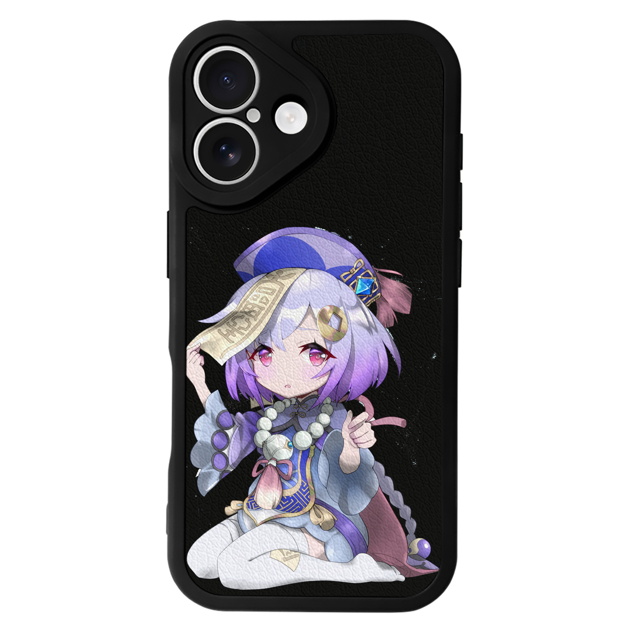 げんし神 七七 なな  genshin Nana 【iPhone 16シリーズ対応】シリコンスマホケース（レザー調） 材質：シリコン